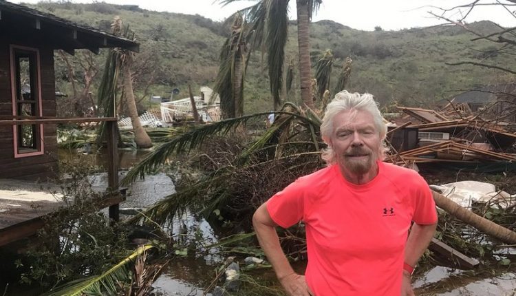 Миллиардер Ричард Брэнсон прятался в винном погребе от урагана “Ирма”
