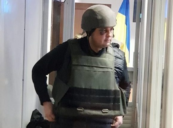 Экс-нардепа Шепелева возят по Киеву в каске и бронежилете