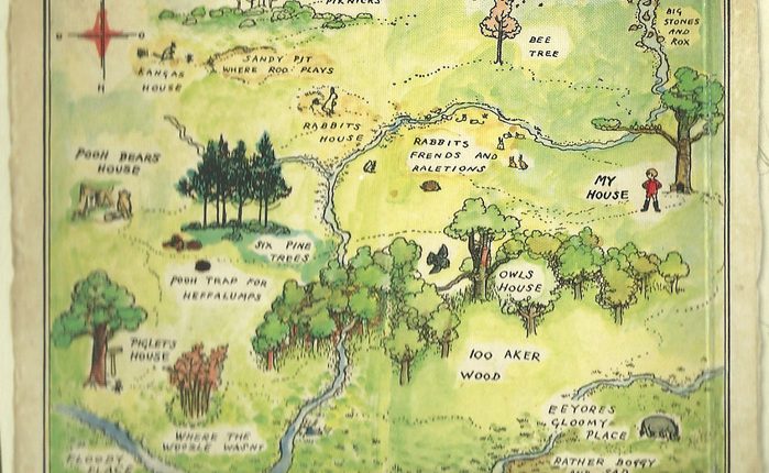 Карта леса Винни-Пуха может уйти с аукциона за $200 тысяч