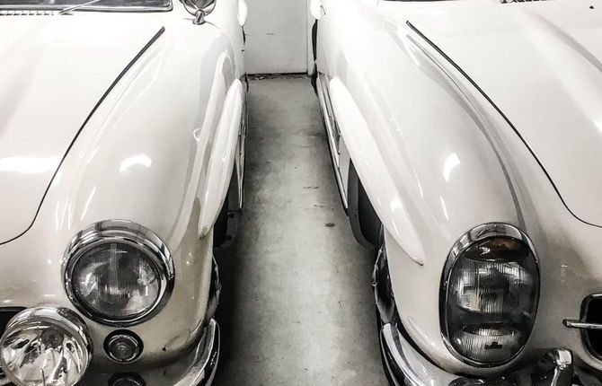 Пару коллекционных Mercedes-Benz оценили в 3 млн евро