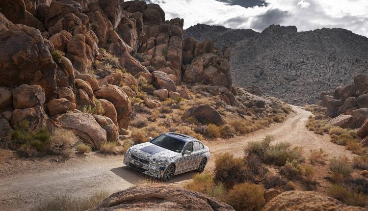 BMW показала испытания седана 3-Series в Долине Смерти