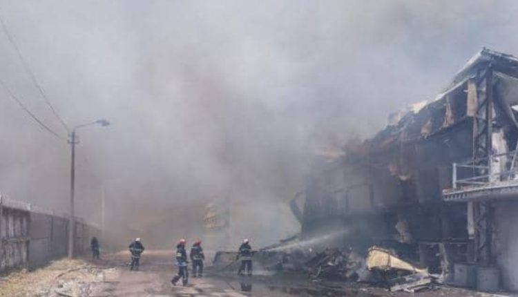 На Киевщине возник пожар на крупной птицефабрике холдинга “Овостар Юнион”